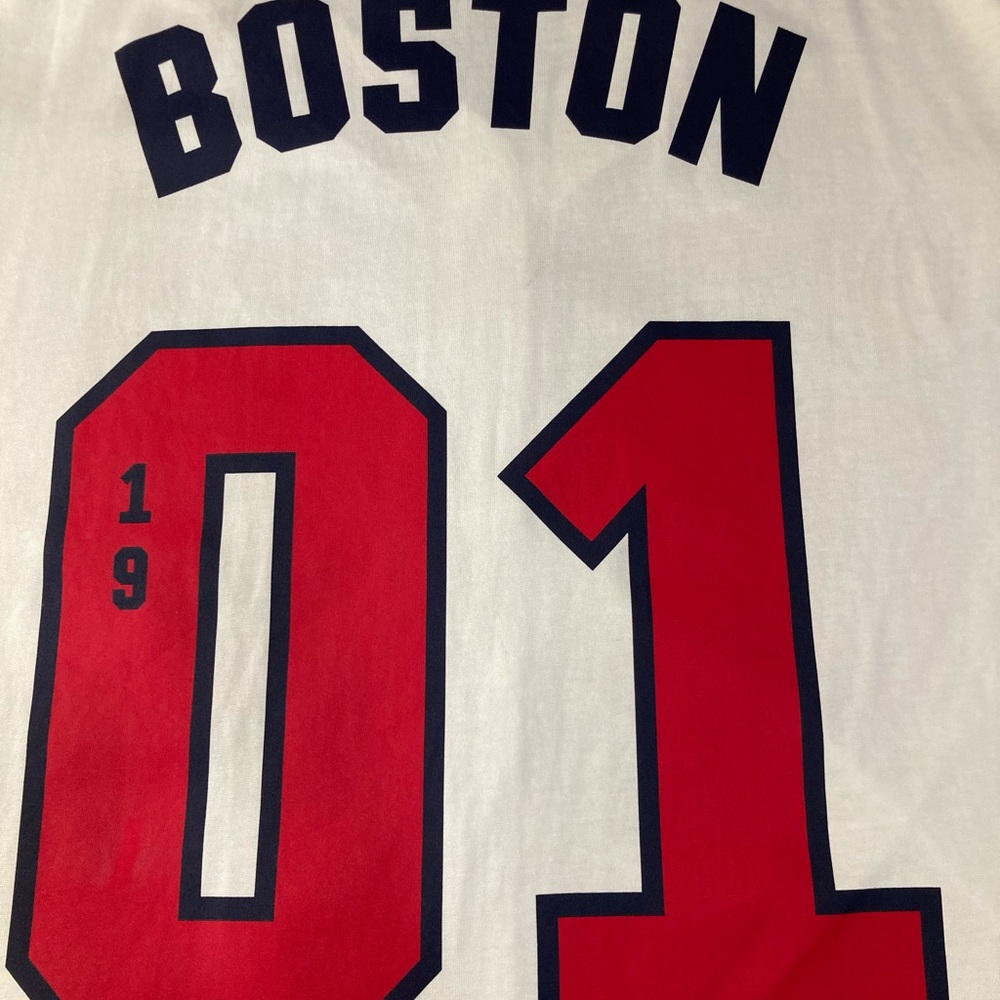 Victoria’s Secret PINK Red Sox Jersey Size Medium - Picture 9 of 11